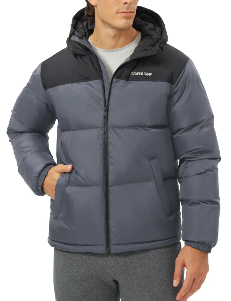 Pioneer Camp Men's Waterproof Down Hooded Jacket
