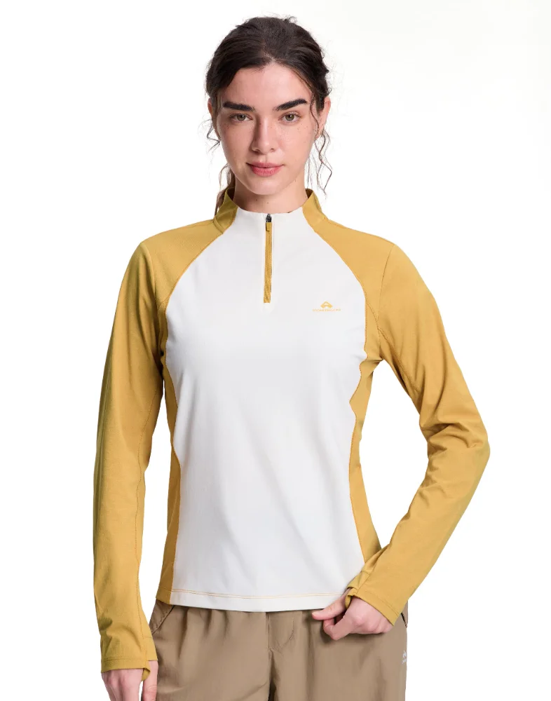 Pioneer Camp Women's Quick-Dry Quarter-Zip Pullover