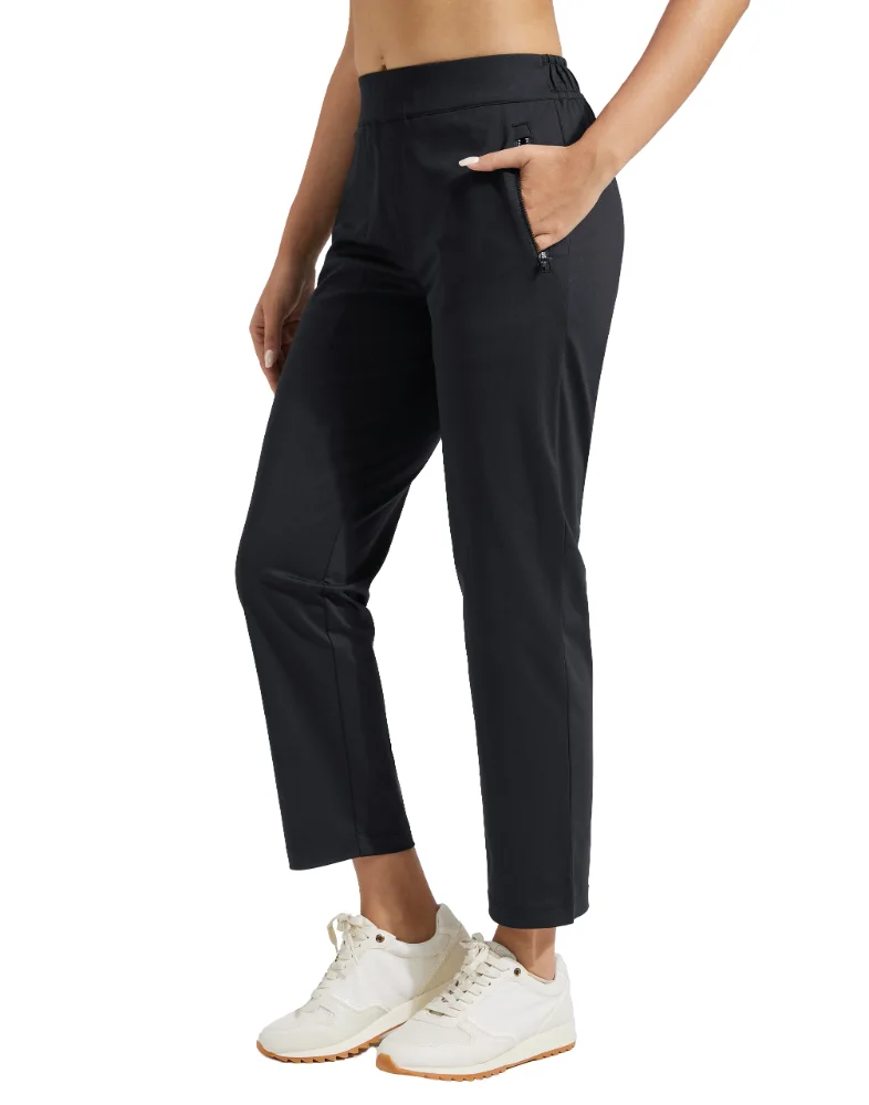 Pioneer Camp Women's Zip-Pocket Trousers in Black